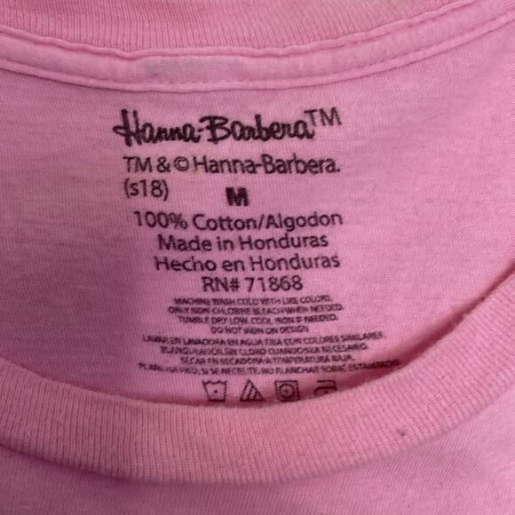 HANNA BARBERA The Flintstones Pink T shirt Size M - Picture 3 of 8